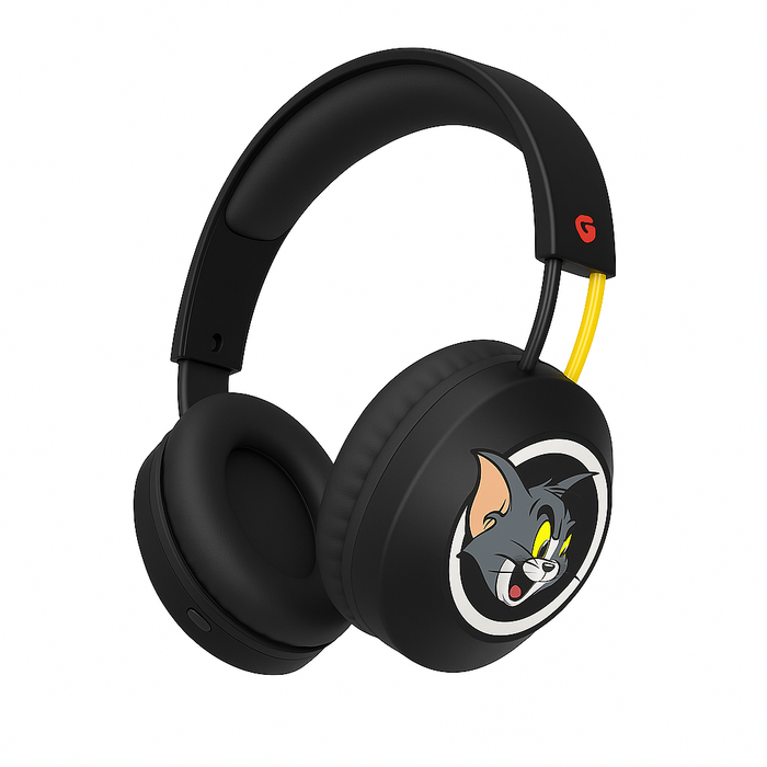 Tom & Jerry PG-706L Wireless RGB Headphones (Light-Up, Cartoon Edition)