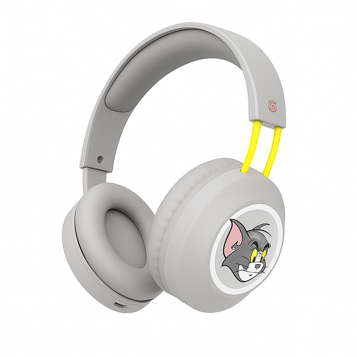 Tom & Jerry PG-706L Wireless RGB Headphones (Light-Up, Cartoon Edition)