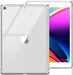 Clear case on an Apple tablet with visible Apple logo