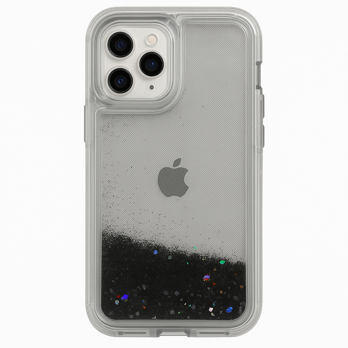 iPhone 12 Pro Max Thick Liquid Glitter Case