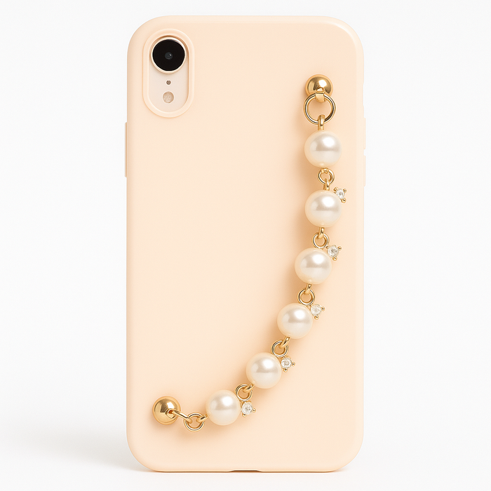 Elegant Pearl Strap Case – iPhone XR