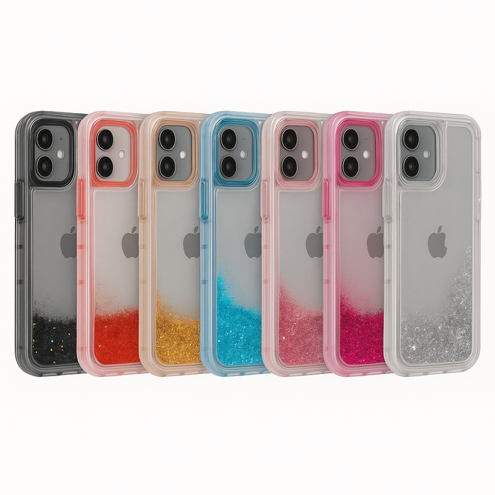 Liquid Glitter Phone Case for iPhone 12/12 Pro