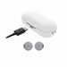 Razer USB-C adapter with two earbuds on a white background