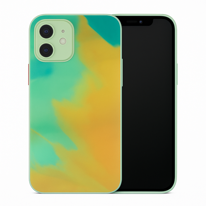 Abstract Watercolor iPhone 12 Case – Multiple Colors