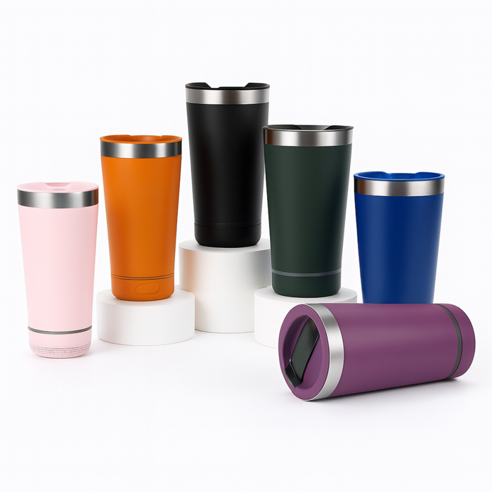 Wireless Music Cup with Bluetooth Speaker & LED Lights – 17oz (473ml)