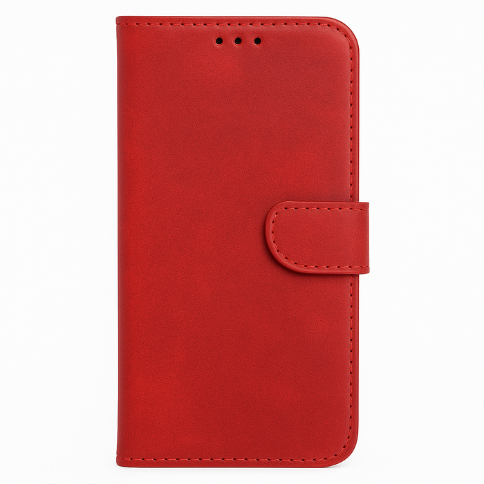 Luxury Brown Leather Wallet Case for iPhone XR