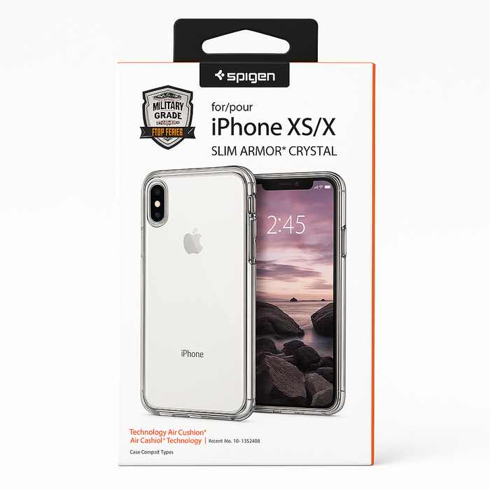 Spigen Slim Armor Crystal Case – iPhone X / XS