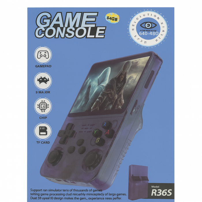 Retro Air Version Handheld Game Console – R36S (64 GB)