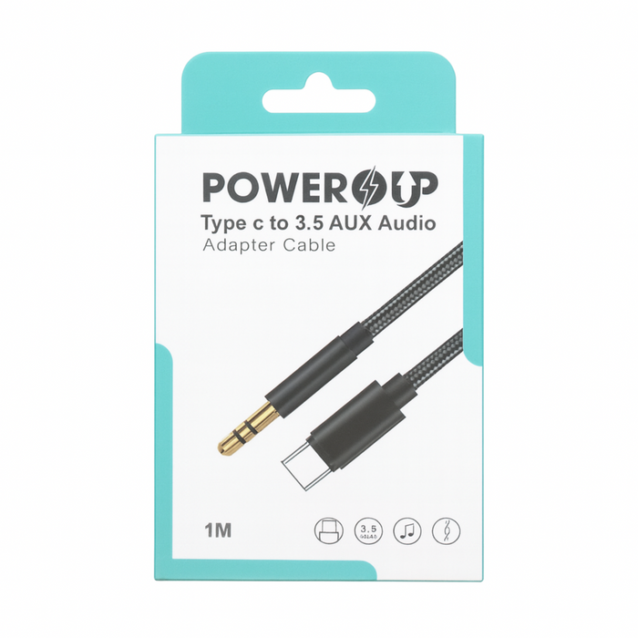 Type-C to 3.5mm AUX Audio Adapter Cable – Hi-Fi Sound, Wide Compatibility