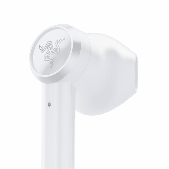 White Razer device on a white background