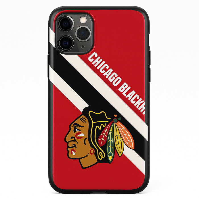 Chicago Blackhawks Cracked Case  iPhone 11 Pro Max
