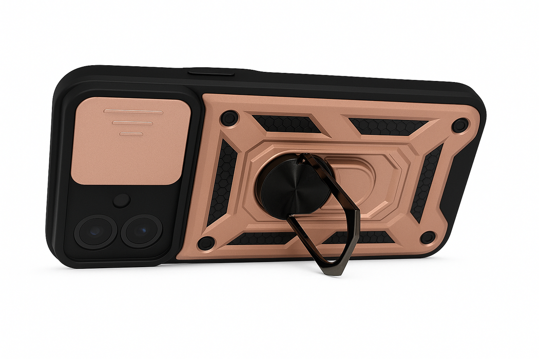 Heavy Duty Armor Case with Ring Kickstand – iPhone 16
