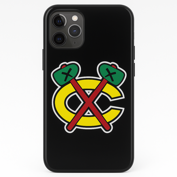 Chicago Blackhawks Cracked Case  iPhone 11 Pro Max