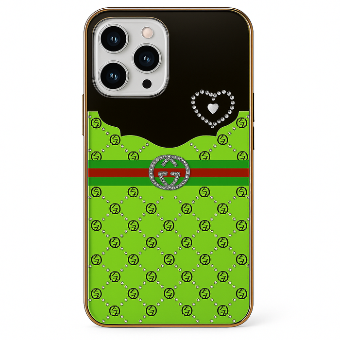 Designer-Inspired Luxury Rhinestone Case – iPhone 12 Pro Max