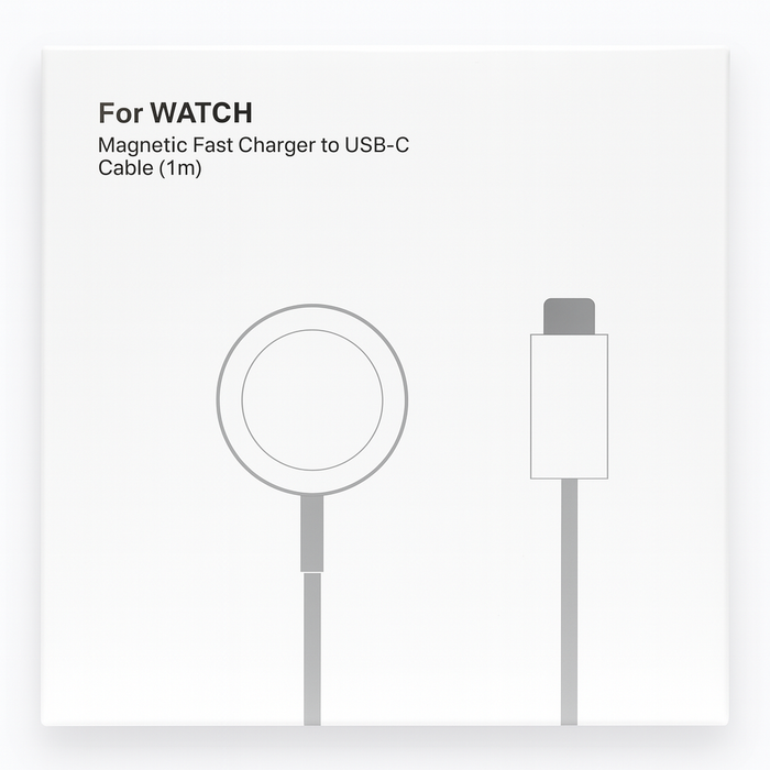 Apple Watch Magnetic Fast Charger to USB-C Cable (1m)
