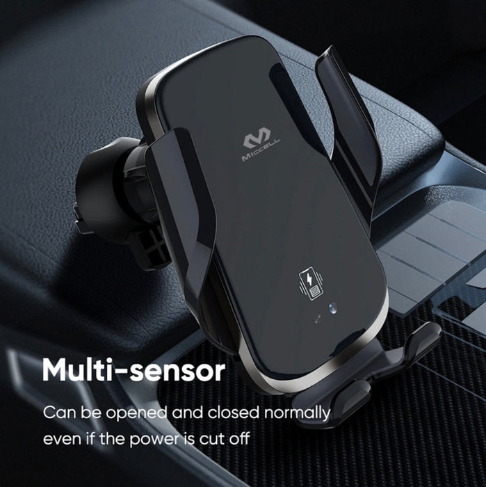 MICCELL VQ-CH05 Car Holder – 15W Wireless Charging Air Vent Mount