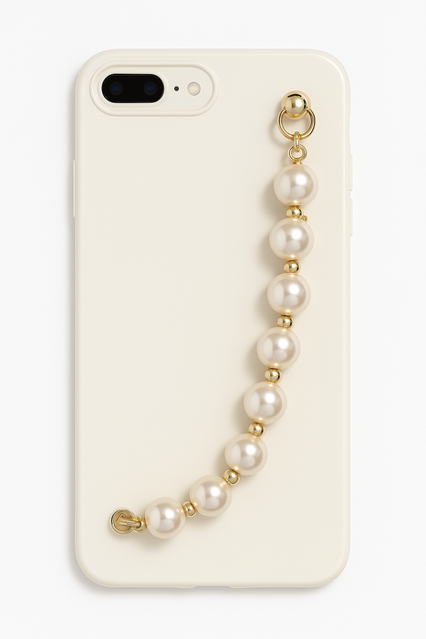 Elegant Pearl Strap Silicone Case – iPhone 7 Plus / 8 Plus