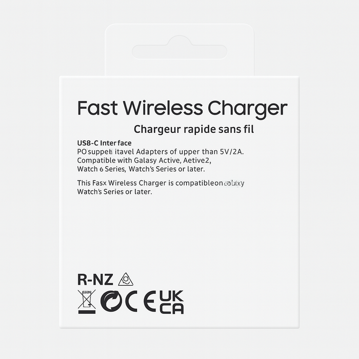 Fast Wireless Charger for Galaxy Watch – USB-C Magnetic Pad