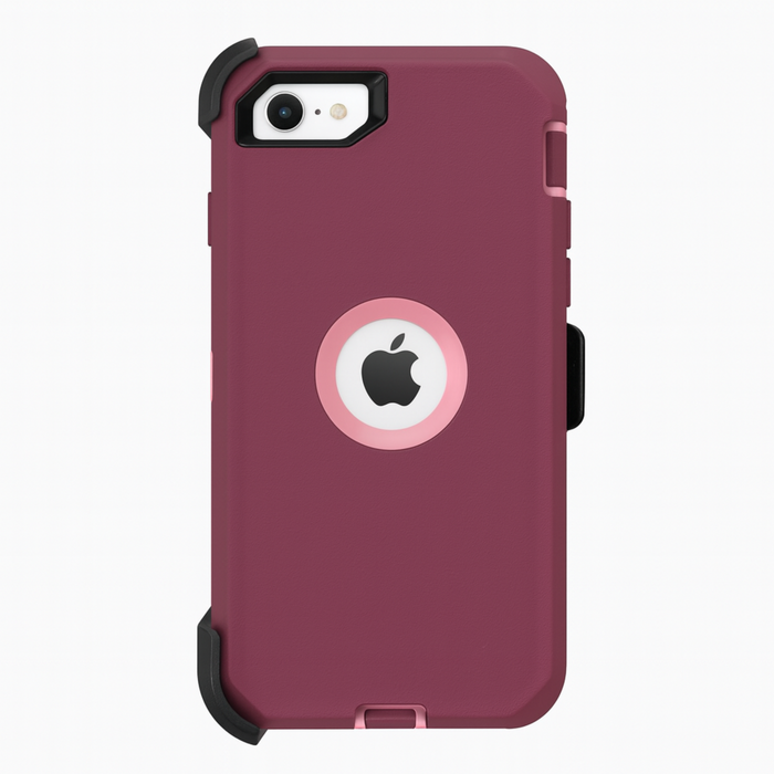 Rugged Heavy-Duty Case with Belt Clip for iPhone SE (2nd/3rd Gen)