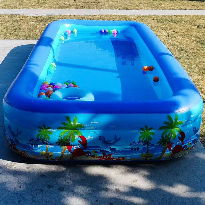 Inflatable Family Swimming Pool – 4 Sizes Available