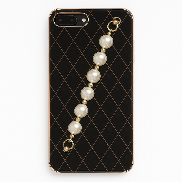 Luxury Pearl Chain Phone Case – iPhone 7 Plus/8 Plus