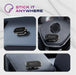 STATIK adhesive product shown on a car vent and surface with 'Stick It Anywhere' text.