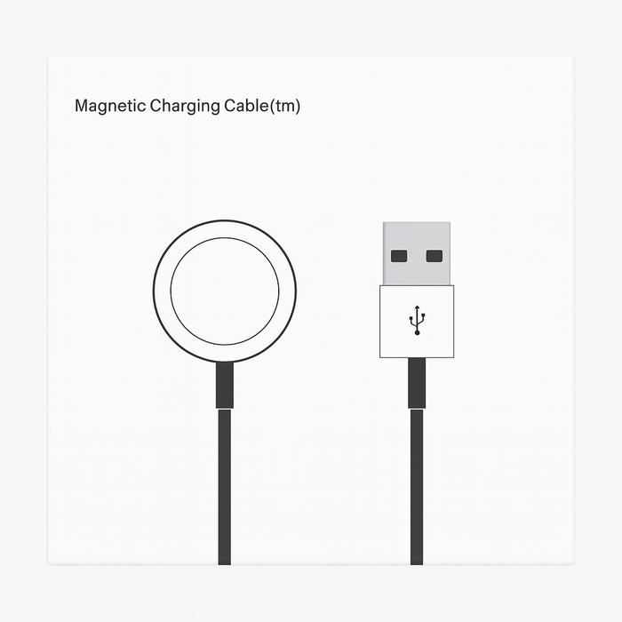 Magnetic Charging Cable (1m) – USB-A to Magnetic Pad – Apple Watch Compatible