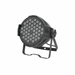 Black LED light fixture on a white background