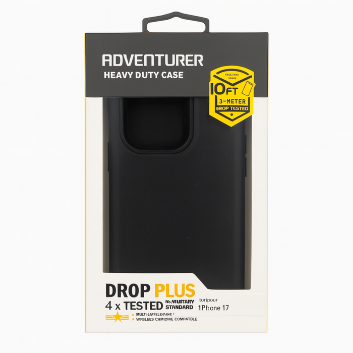 Adventurer Heavy Duty Case with Belt Clip & Kickstand for iPhone 17– Drop Plus Protection