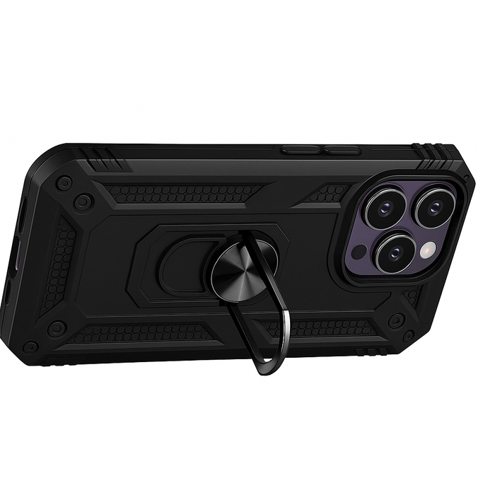 Armor Ring Kickstand Case for iPhone 14 Pro Max