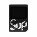 Black handheld gaming device with 'SUP' text on a white background