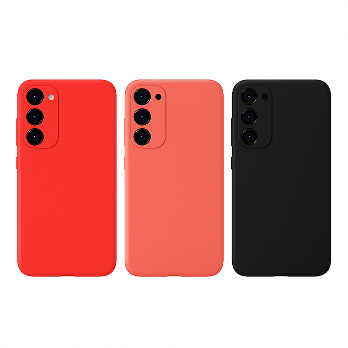Soft Silicone Shockproof Case with Packaging – For Galaxy S23 Plus