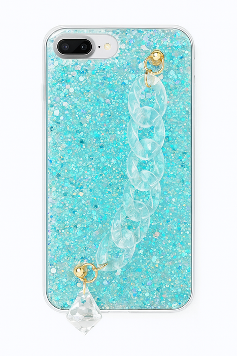 Glitter Jelly Strap Phone Case – Sparkle Grip Edition