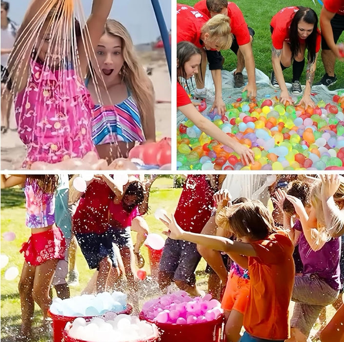 Happy Baby Balloons – 111 Self-Sealing Water Balloons (3-Pack)