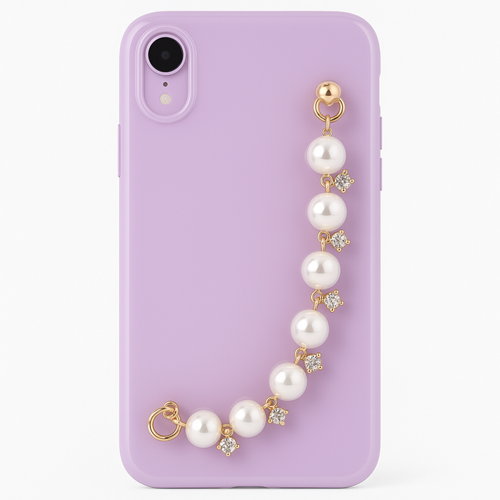 Elegant Pearl Strap Case – iPhone XR