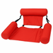 Red inflatable chair on a white background