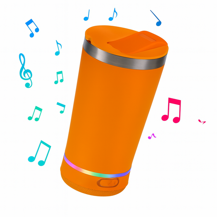Wireless Music Cup with Bluetooth Speaker & LED Lights – 17oz (473ml)