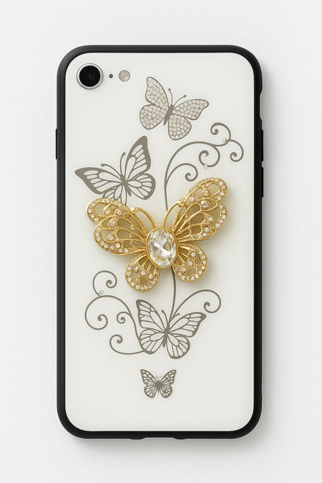 Butterfly Jewel Case – iPhone 7/8/SE