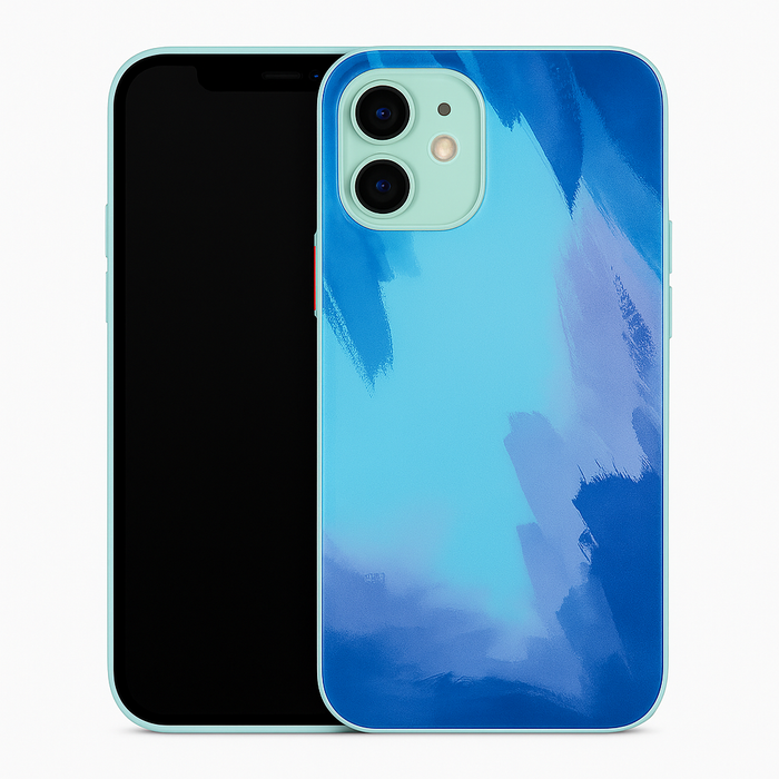 Abstract Watercolor iPhone 12 Case – Multiple Colors
