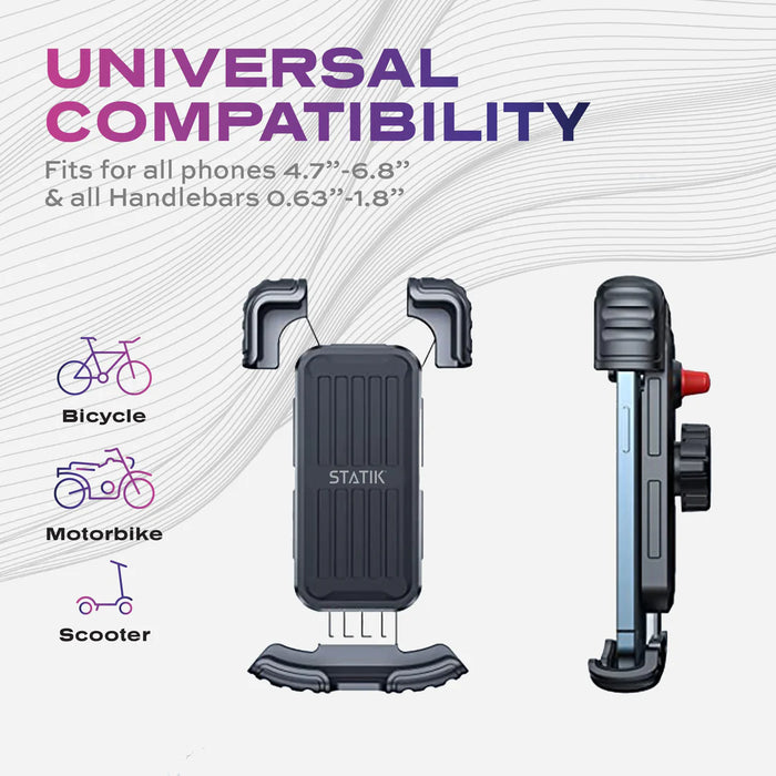 STATIK HyperMount – Universal Phone Bike & Motorcycle Mount