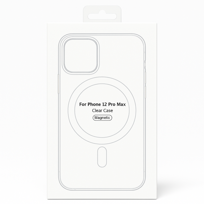 Magnetic Clear Case for iPhone 12 Pro Max