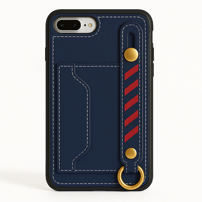 Luxury Strap Card Holder Case for iPhone 7 Plus / 8 Plus