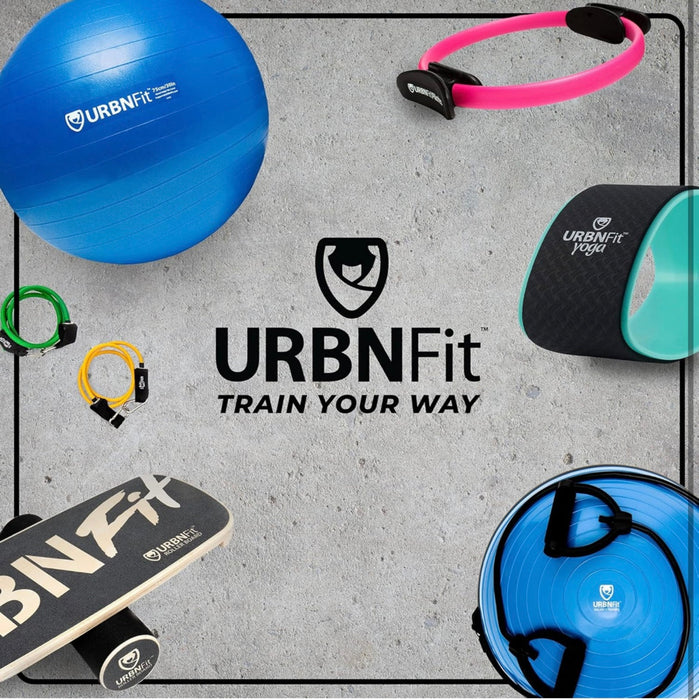 URBNFit Pilates Toning Ring – 12” Magic Circle with Dual Grip Foam Handles