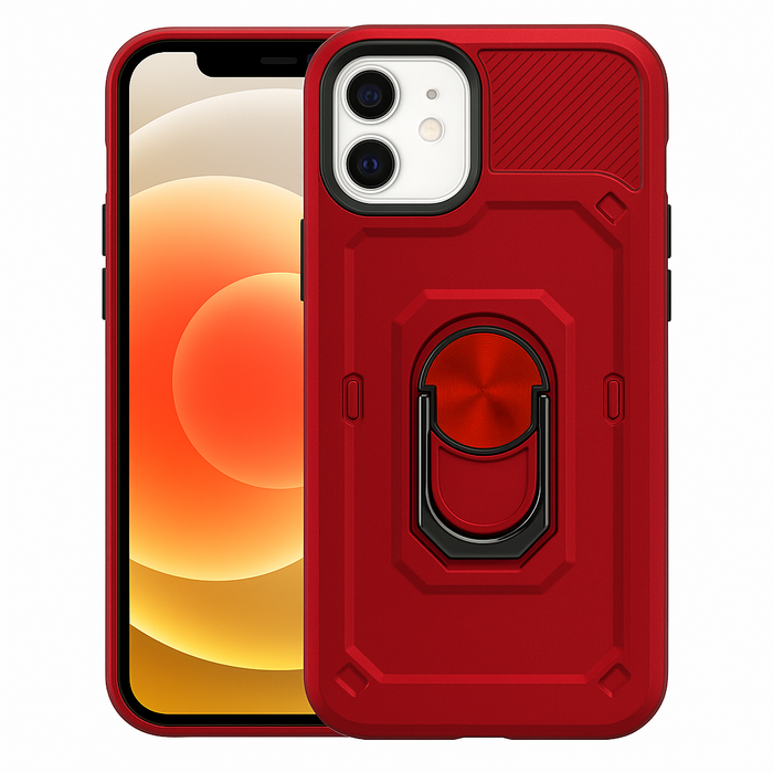 Magnetic Ring Armor Case