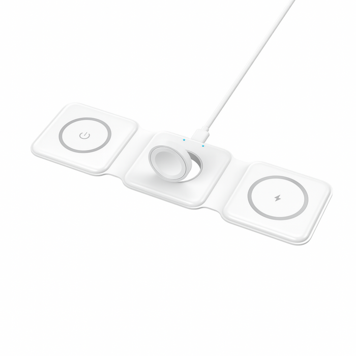 3-in-1 Foldable Magnetic Wireless Charger – iPhone, Apple Watch & AirPods