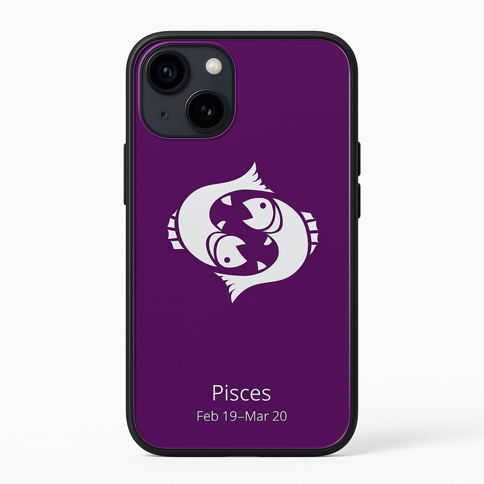 Zodiac Sign Glossy Case – iPhone 13 Mini (Multiple Signs)
