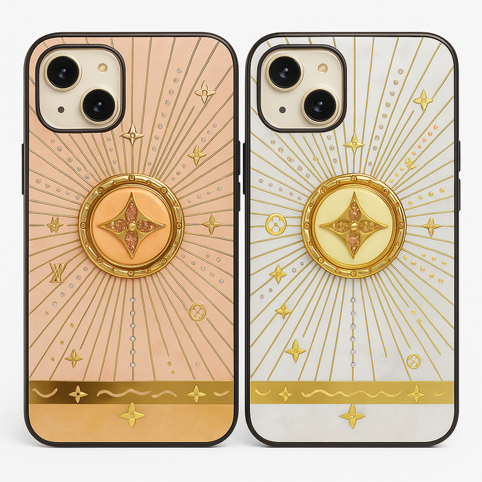 Luxury Gold Starburst Case – iPhone 12 / 12 Pro