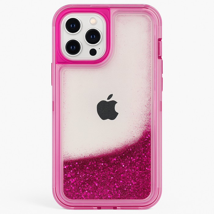 iPhone 12 Pro Max Thick Liquid Glitter Case