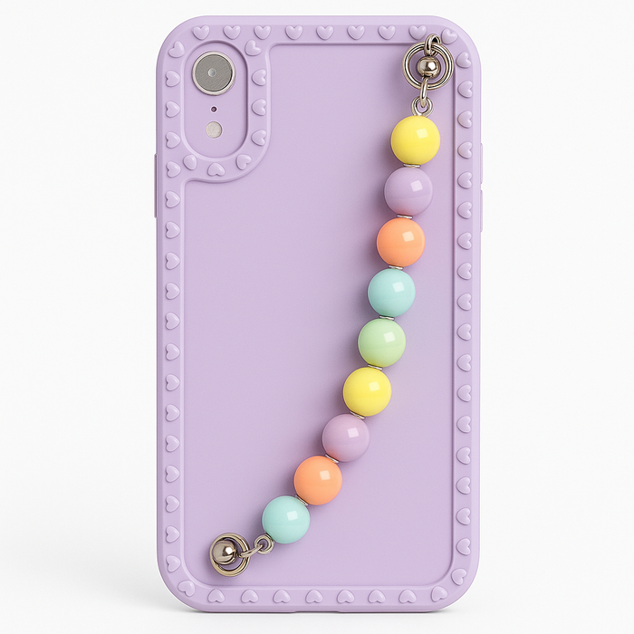 Beaded Chain Silicone Case – iPhone XR