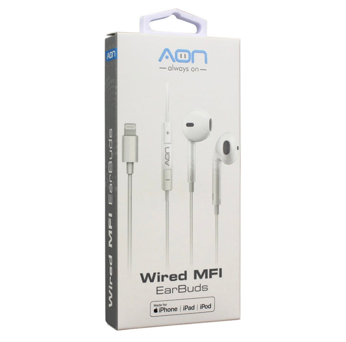 Lightning EarPods Wired In-Ear Headphones with Mic – MFi Certified for iPhone